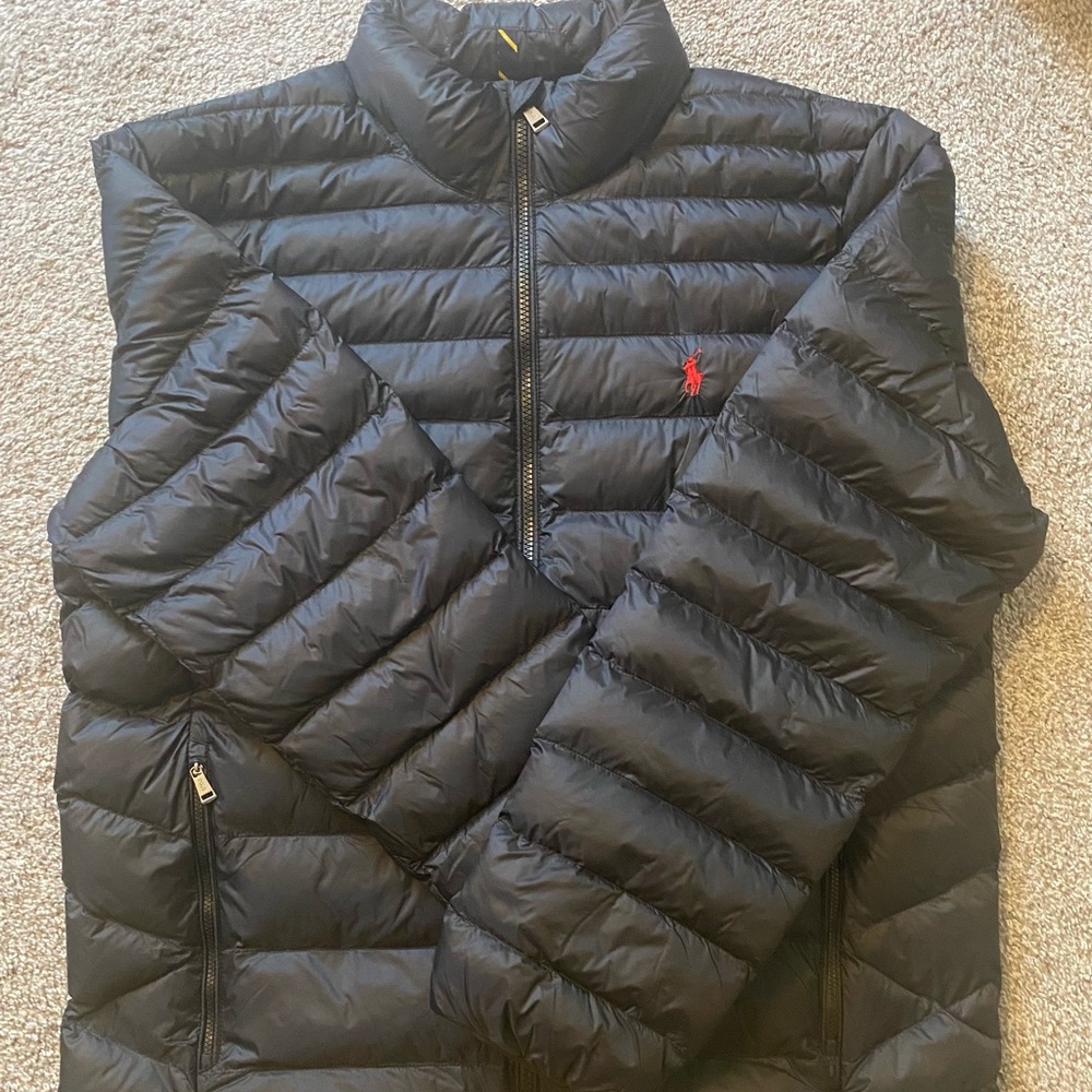 Polo Ralph Lauren Puffer Jacket “The Packable Jacket” Men’s Large. Color: Black